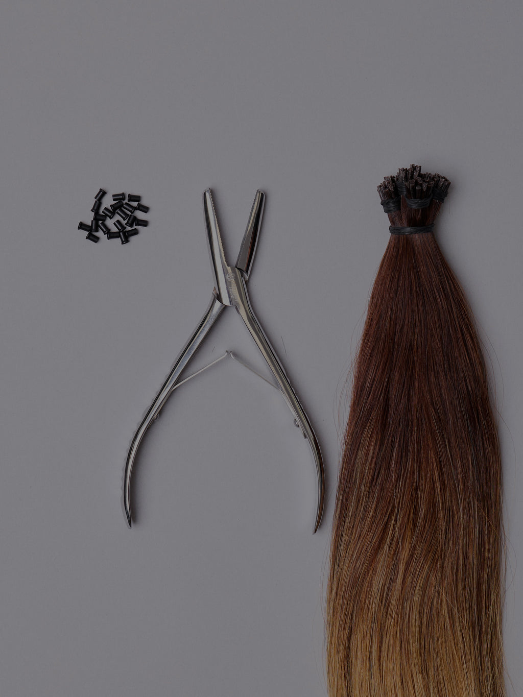 Pinza profesional para extensiones de cabello con Micro Anillas (Micro Rings)